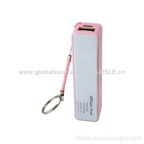 Power Bank with 1,800mAh Capacity, 5V at 1A Input Range